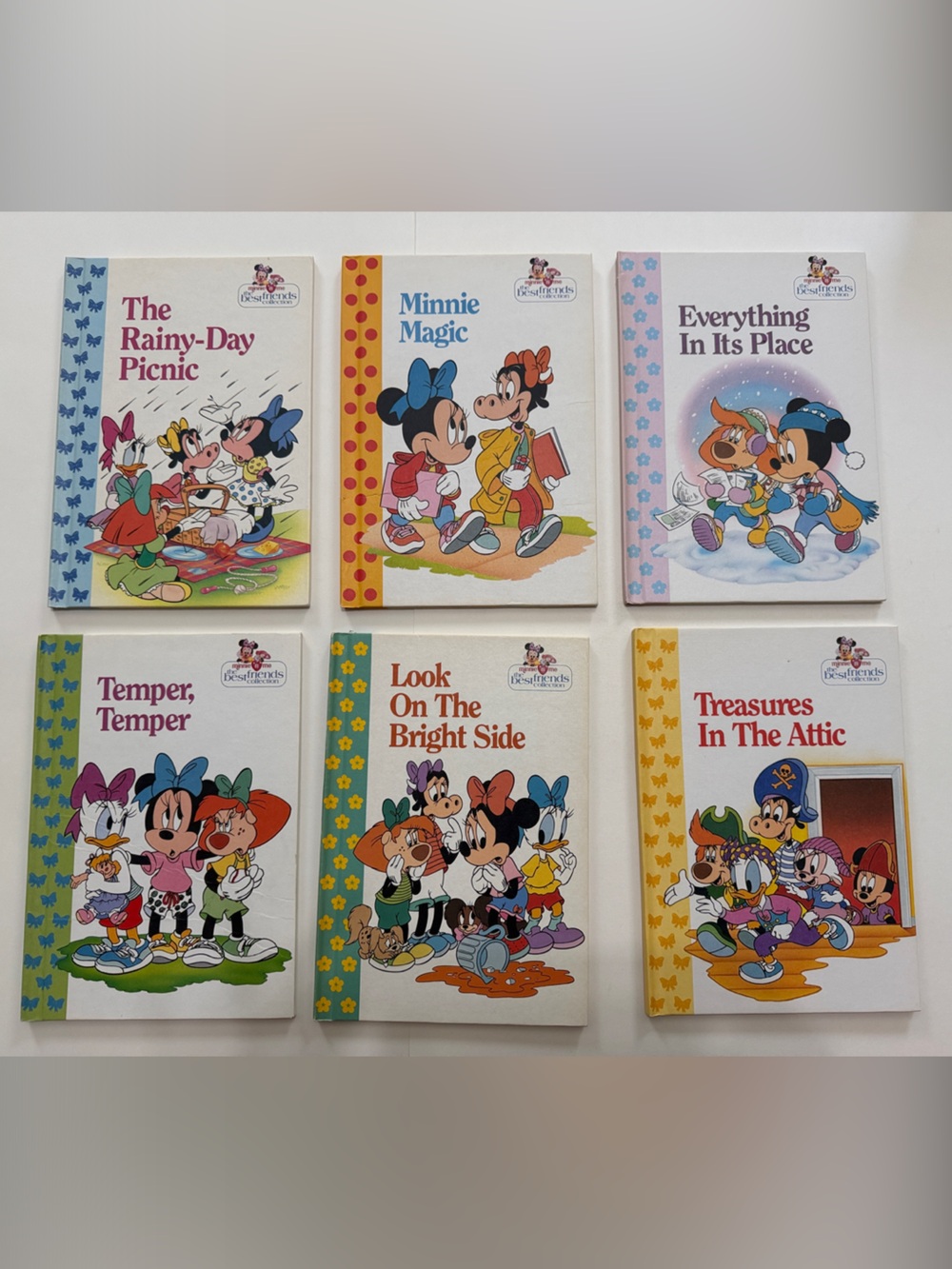 Disney Vintage Minnie n Me The Best Friends Collection Storybook Set of 6 Books